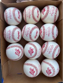 1990 World Series Official Rawlings Baseballs – Lot of 11