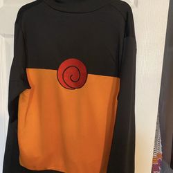 Naruto Shippunden 2002 Zip Up Jacket Sz Large