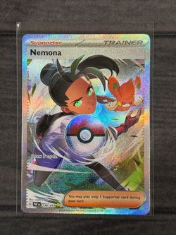 Nemona Trainer Pokemon TCG