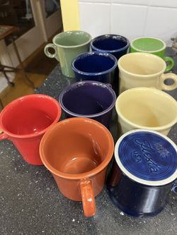 Fiesta ware mugs
