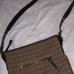 Coach Bags Colors Are Black And the Other bag Is Beige