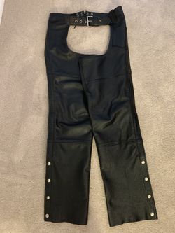 Leather Motorcycle Chaps
