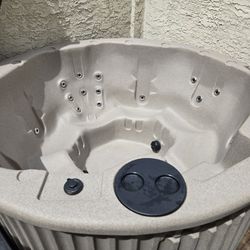 20 Jet 6 Person Hot Tub With Cover & Steps(has leak in a top jet)
