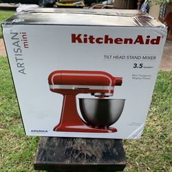 Kitchen Aid Artisan Mini 3.5QT Red