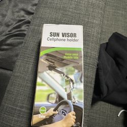 Sun Visor Phone Holder
