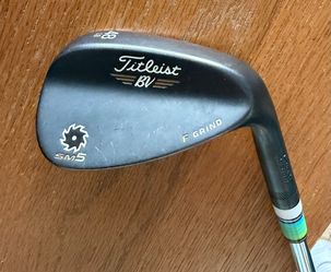 RH Titleist Vokey SM5 F Grind 48° Gap Approach Wedge 8° bounce steel stiff KBS