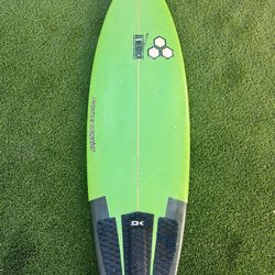 Channel Islands Al Merrick Neck Beard Surfboard 5’8” – Bright Green