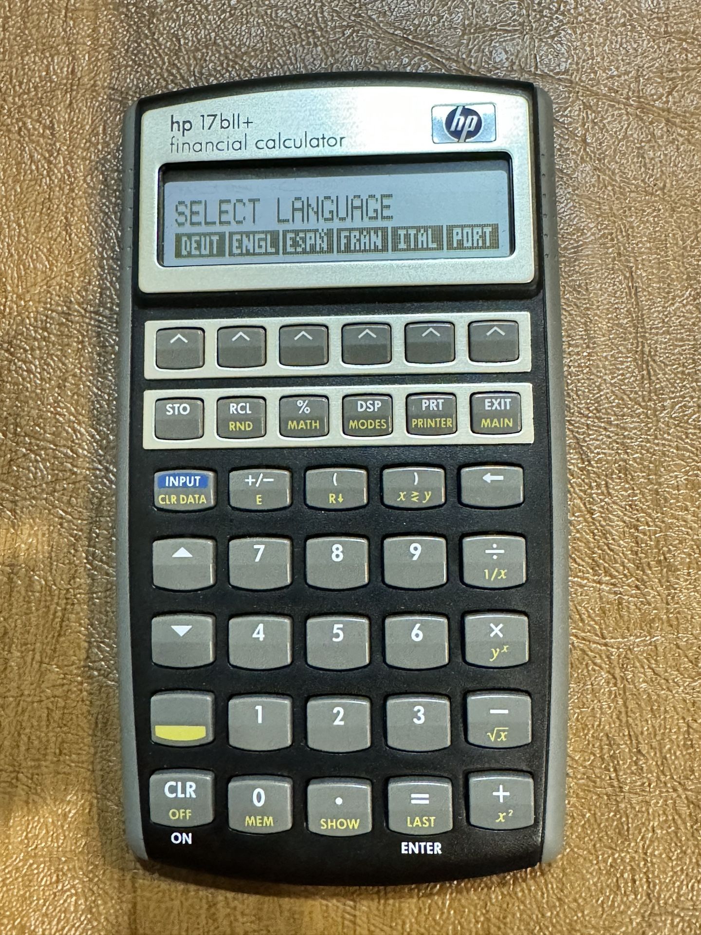 HP Hewlett Packard 17bII+ Financial Calculator Excellent Condition.
