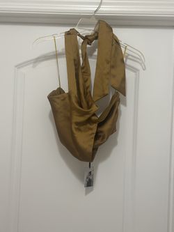 Gold Alter Back Top
