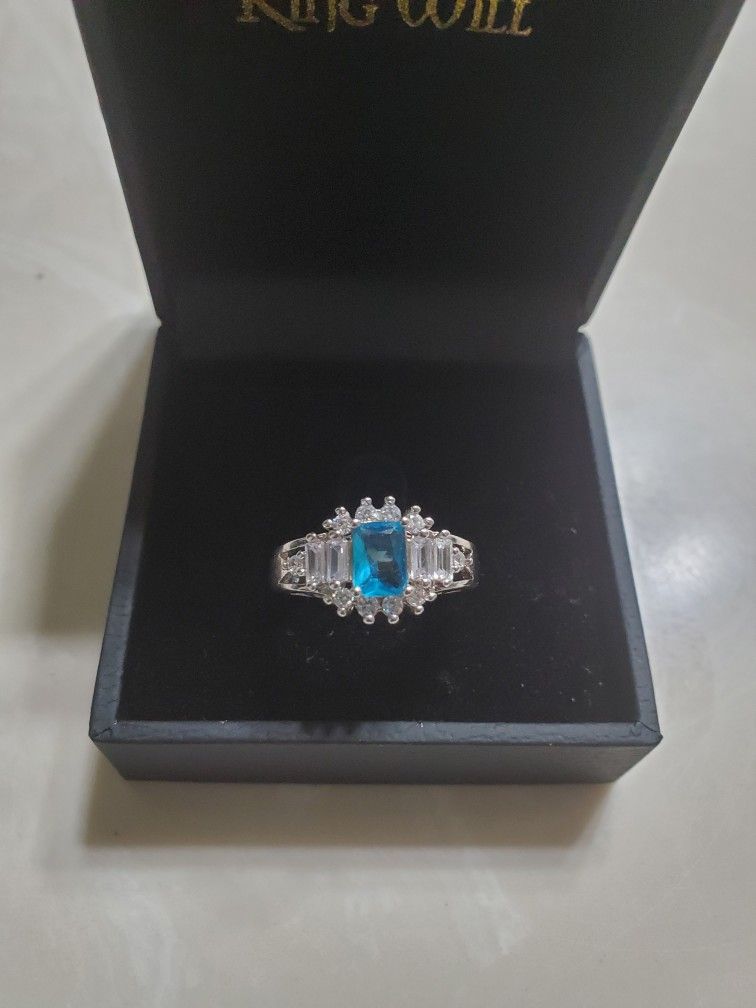 Sterling Silver Engagement Ring