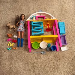 Barbie Hatch & Gather Egg Farm Coop