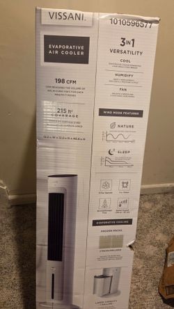 Vissani Evaporative Air Cooler NEW SEALED BOX