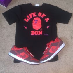 LIFE OF A DON X BAP NILE DUNK LOW  CHERRY