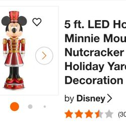 Minnie Mouse Christmas Musical Decoration 