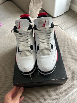 Red cement Jordan 4’s