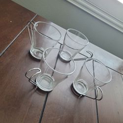 4 Pcs Glass Cups