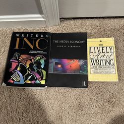Collection of Writing and Media Books