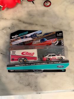 Maisto design tow and go mustang cobra
