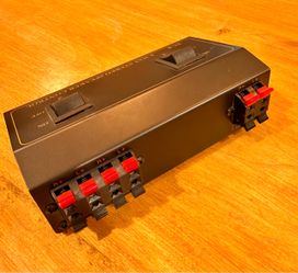 2-Way Stereo Speaker Control Switch Box