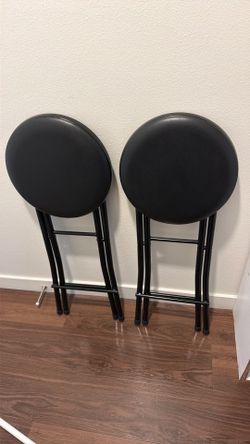 Black Foldable Stools
