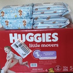 Huggies Pañales Desechables Etapa 5 & Tuallitas Húmedas 
