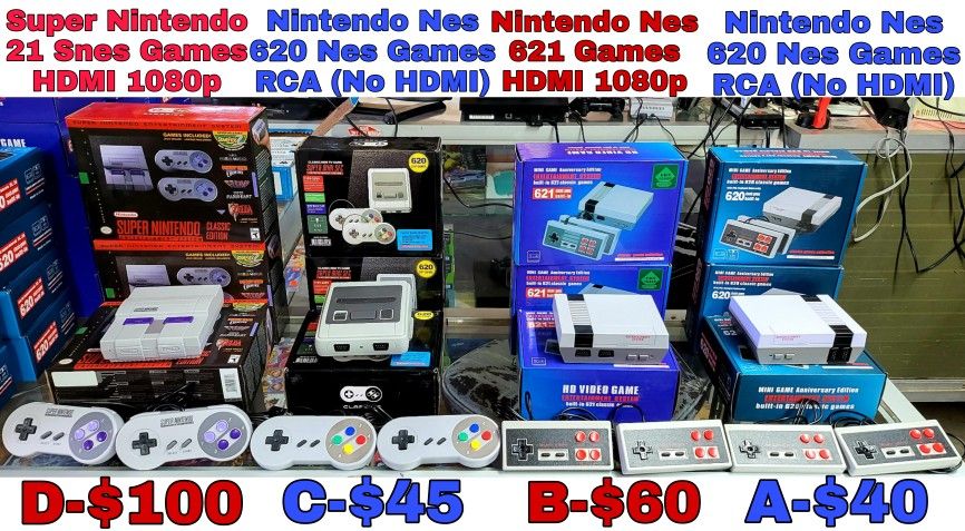 Mini Retro Classic Console Nes Snes Nintendo Super Nintendo Mario Kart Donkey Street Fighter Yoshi 