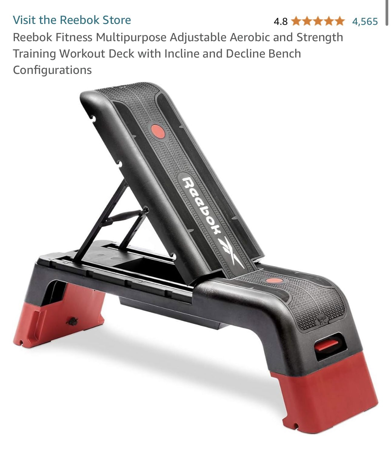 Reebok Fitness Adjustable Workout Deck