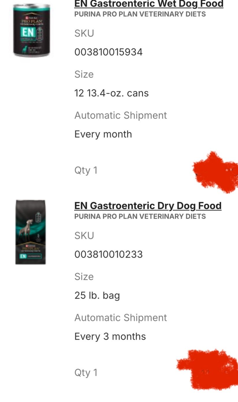 Prescribed Dog Food