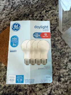 GE Daylight LED Bulbs – $5 per Box