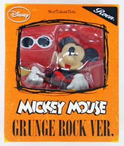 Medicom Disney X Roen Collection: Grunge Rock Mickey Vinyl Collector Doll