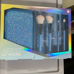 5 Brushes And Bag