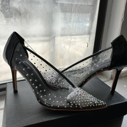 Black Sparkly Heels 