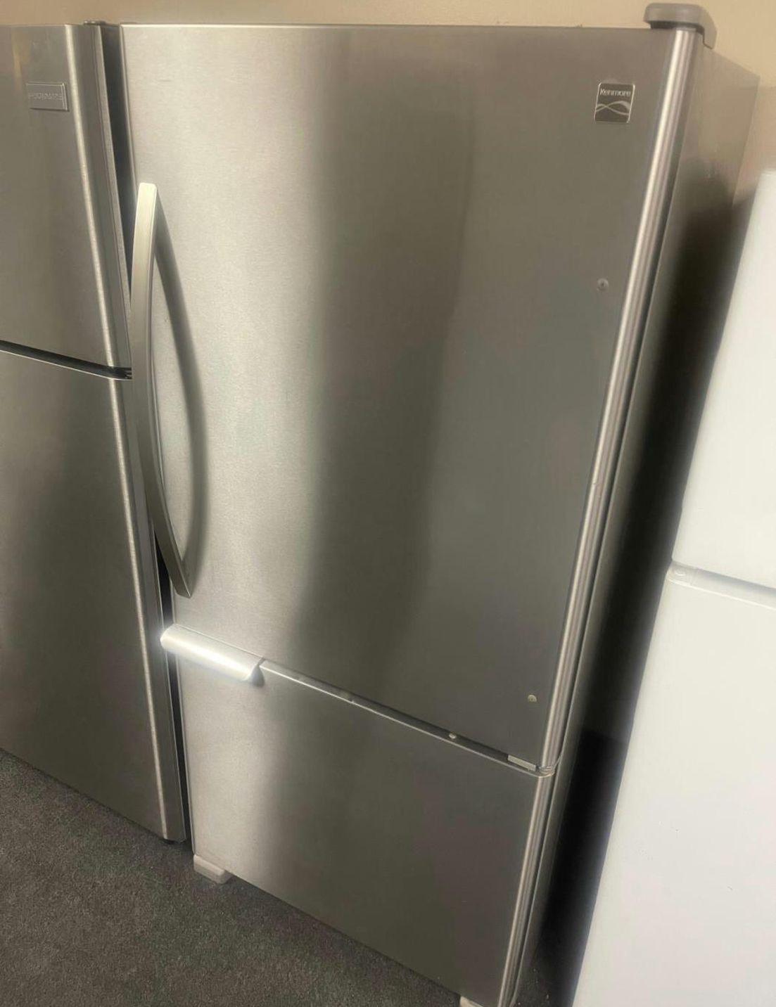 Kenmore Bottom Freezer Fridge Stainless Steel