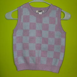 RSQ Checkered Sweater Vest