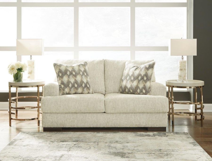 Ashley Caretti Parchment Loveseat