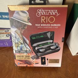 Santana True Wireless Earbuds With 2000MAH Power Bank