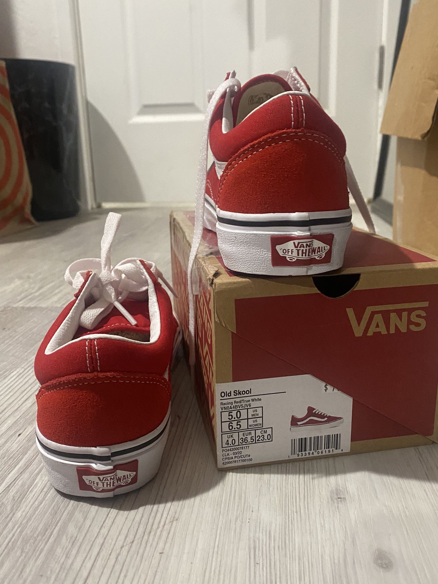 Red Vans Shoes 