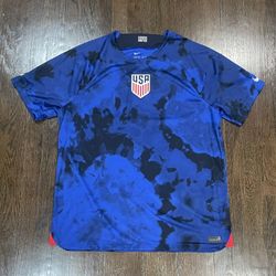 Nike USA soccer jersey in blue and black 