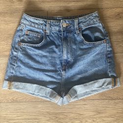Blue Denim Shorts Size 0