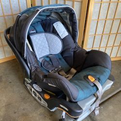 Graco Keyfit 30 Infant Car Seat With Base And Chicco Bravo Collapsing Lightweight Stroller Folding Durable Safe