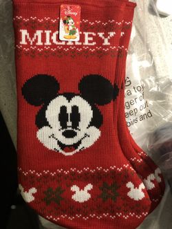 Brand New Mickey Mouse Knitted Stocking