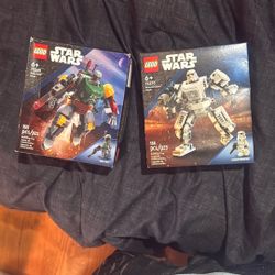 Lego Star Wars Boba Fett  And Stormtrooper Mech