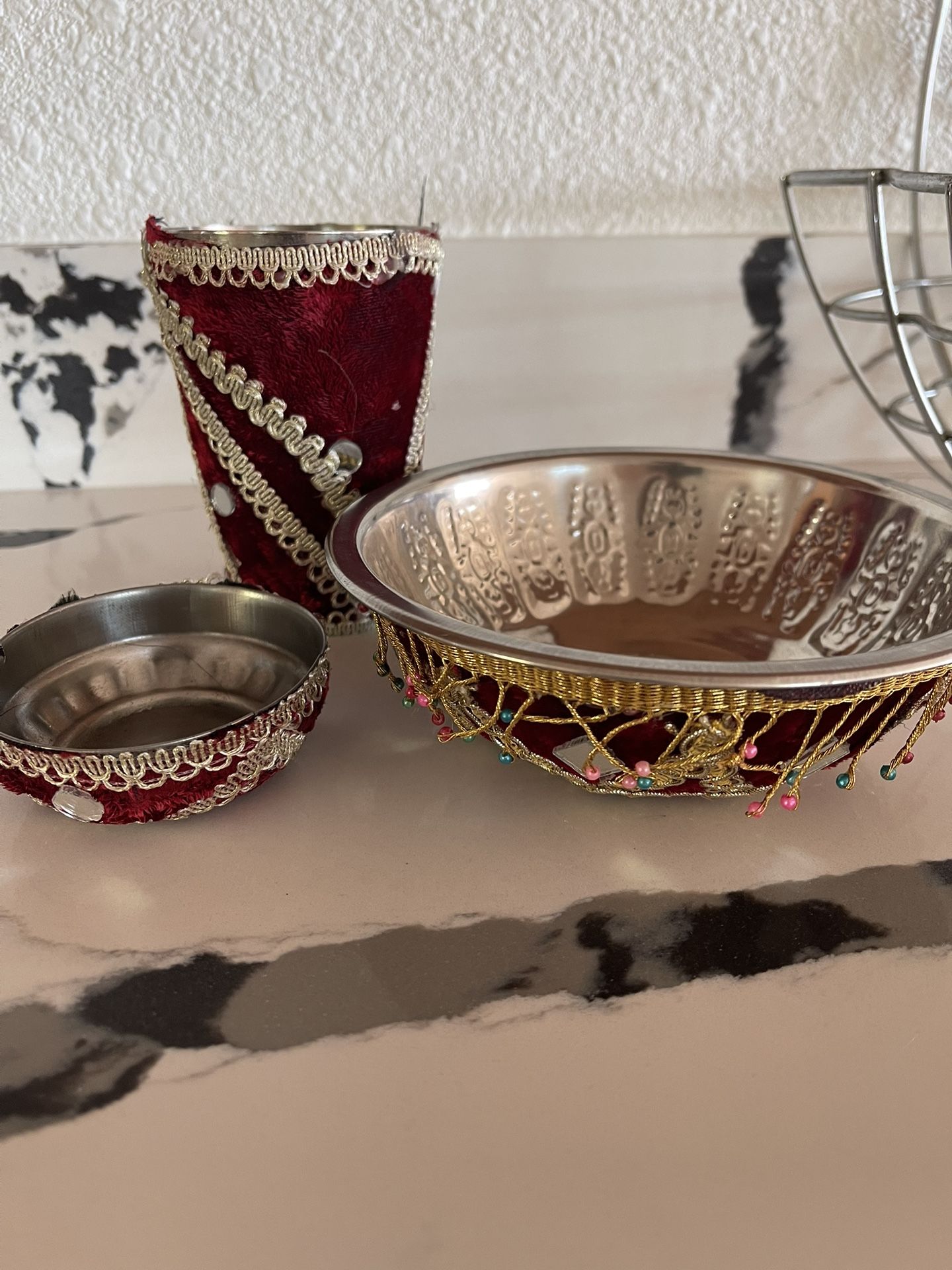 Wedding Or Decoration Glass , 2 Bowls