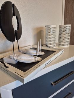 decoration and candle holders