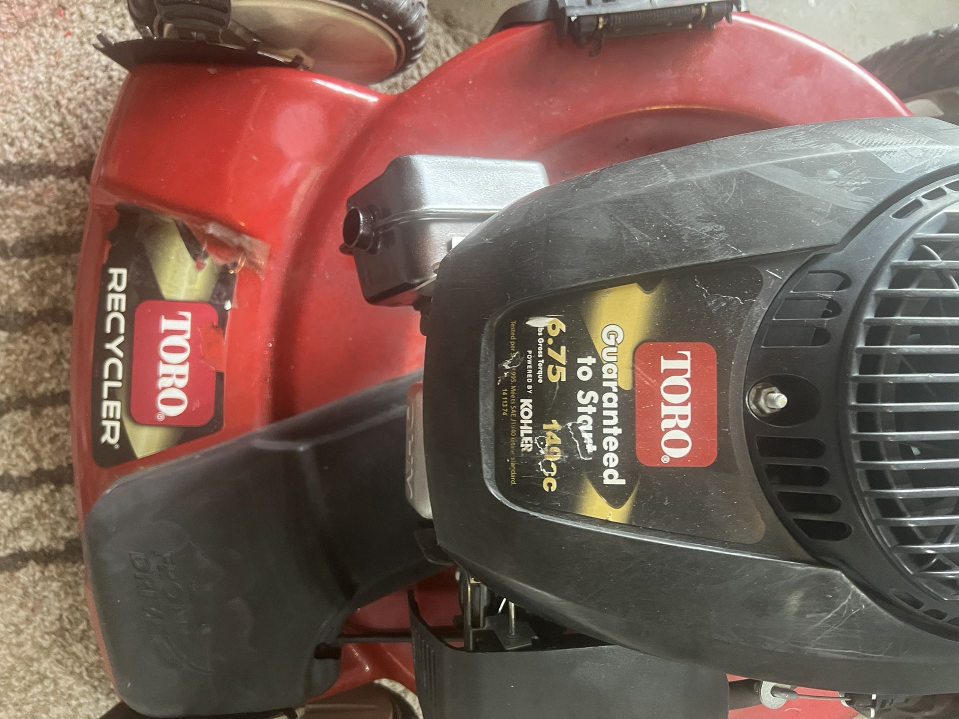 Toro 6.75 Hp, Self Propelled Lawn Mower