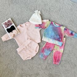 6-9 Months Matching Sets - Baby girl
