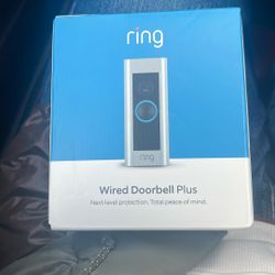 Ring Doorbell Camera plus (wired)