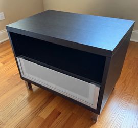 Ikea Oversized Wood Nightstand Side End Table