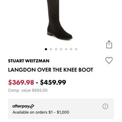 stuart weitzman Langdon Over The Knee Boot