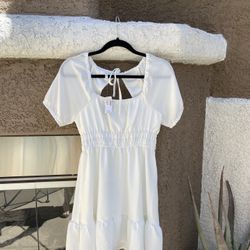 Maurices White Baby Doll Dress